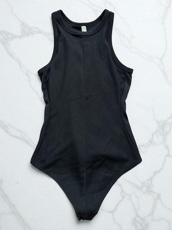 ATHLETA Women's Black High Neck Bodysuit Size XS - Picture 1 of 5